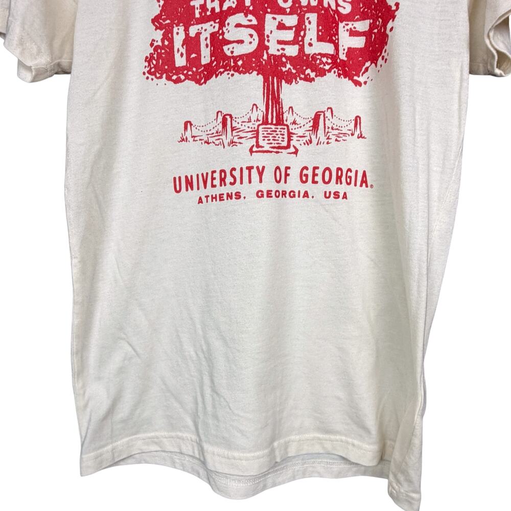 University of Georgia The Tree That Owns Itself Mens Small Homefield T-Shirt UGA - Picture 5 of 8
